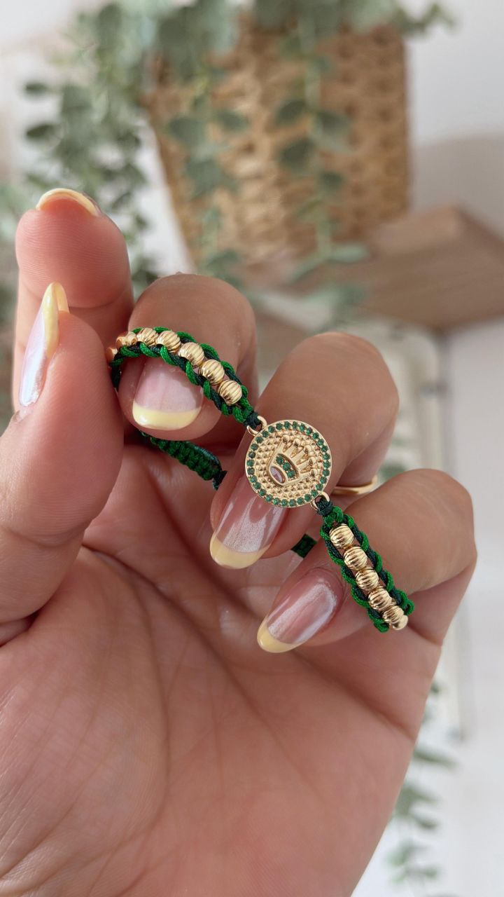 Manilla Viral + herraje Corona circones verdes